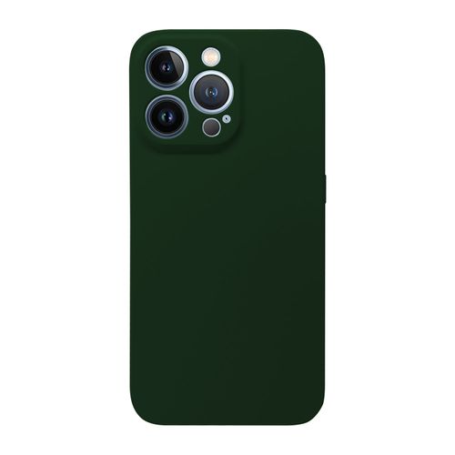Capa-Deco-iPhone-13-Pro-Silicone-II-Verde-Escuro